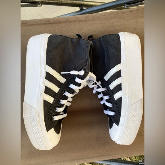 Adidas Nizza Platform Mid Shoes Size 5 - Picture 5 of 9